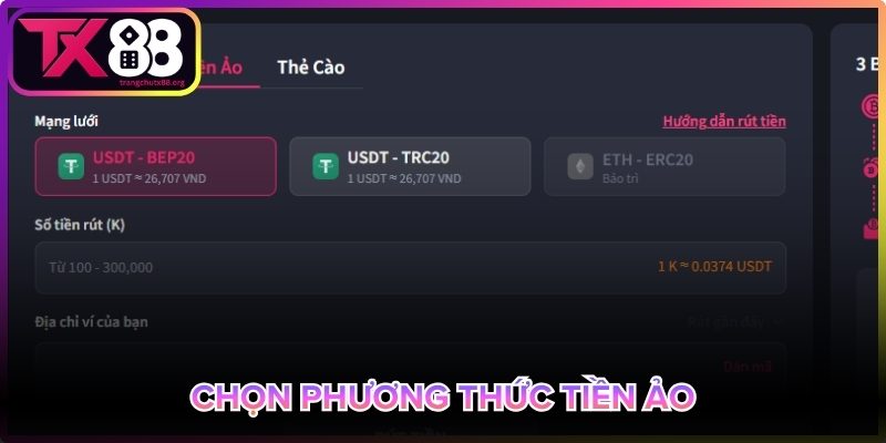 Rút tiền ảo bảo mật cao, giao dịch linh hoạt