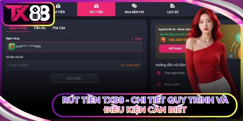 Rút tiền Tx88