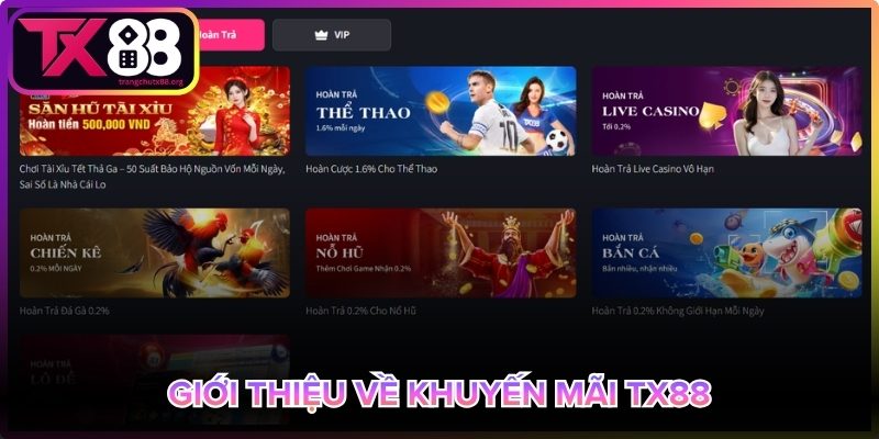 Tổng quan khuyến mãi Tx88 ưu đãi hấp dẫn