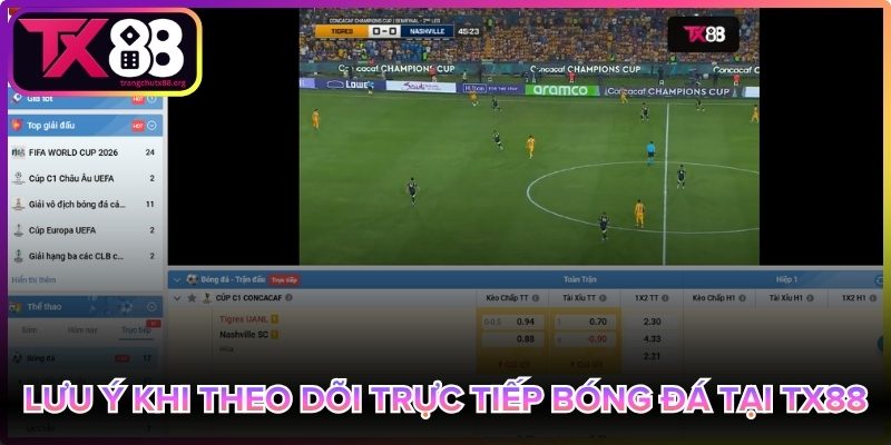 Mẹo theo dõi trực tiếp bóng đá tại Tx88